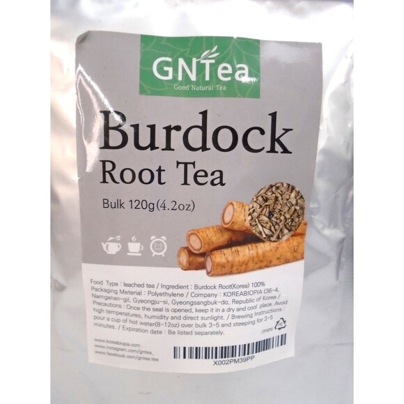 GNTea Vegan Burdock Root Tea 4.2oz (pack of 2) Exp July 15 2024 - Picture 2 of 6